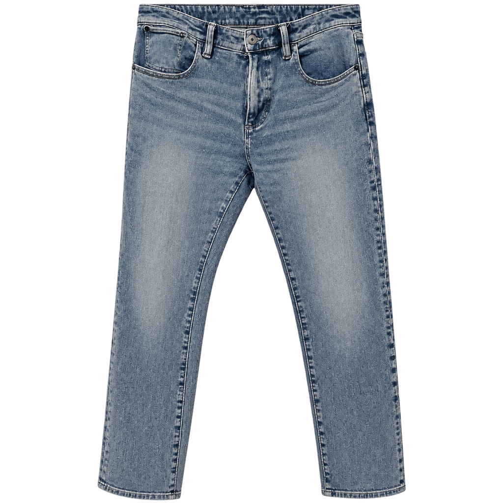 Light Wash Straight Jeans